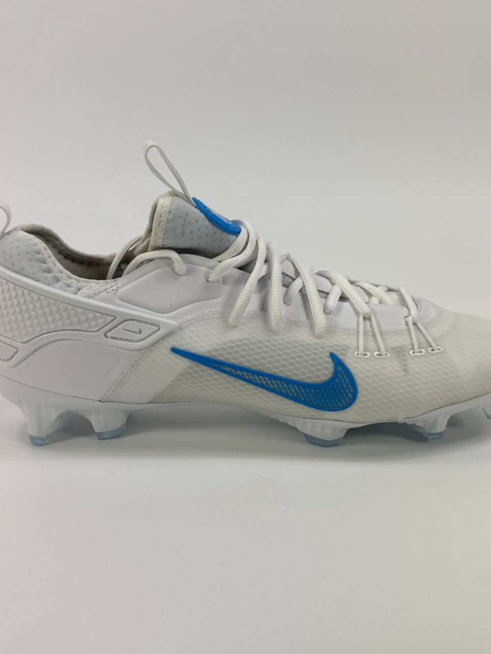 Nike Huarache 9 Elite Low LAX SE 'White Blue' FV6130-103 size 12.5